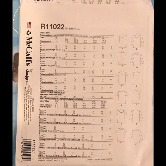 Brand new McCall’s Call’s learn to sew Patterns - Picture 2 of 3